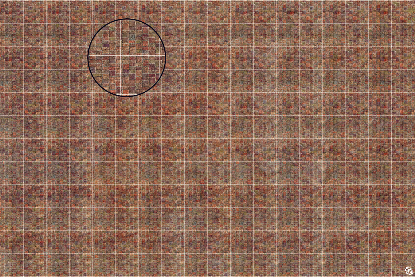 Mats by Mars: Sett in Stone (Red) Tabletop Wargaming Play Mat