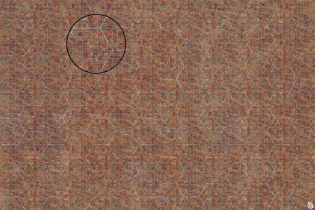 Mats by Mars: Sett in Stone (Red) Tabletop Wargaming Play Mat