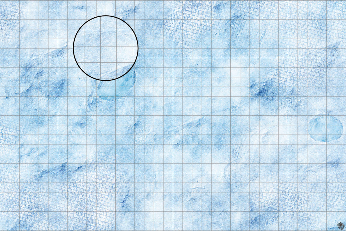Mats by Mars: Frosty Cobbles Tabletop Wargaming Play Mat