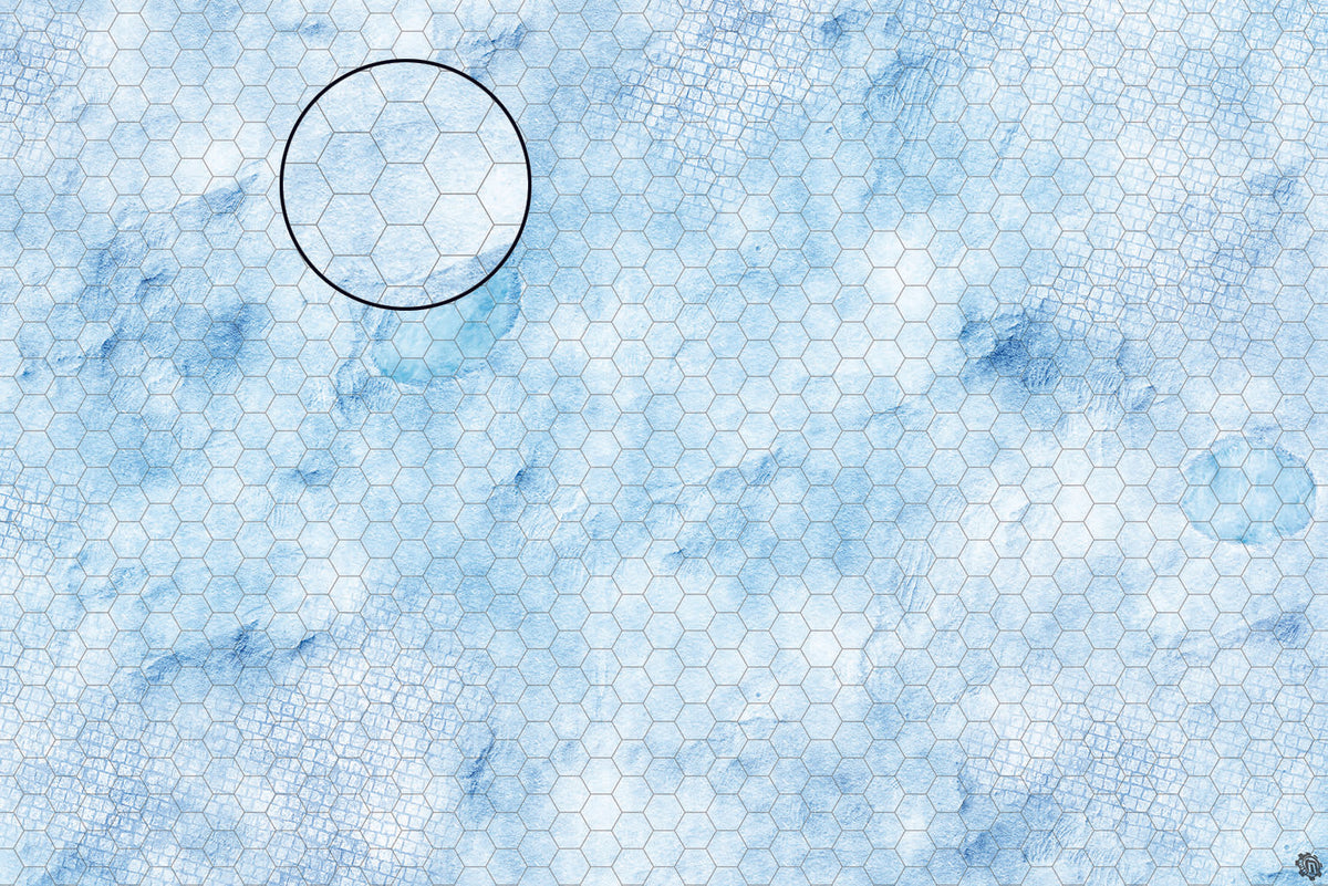 Mats by Mars: Frosty Cobbles Tabletop Wargaming Play Mat