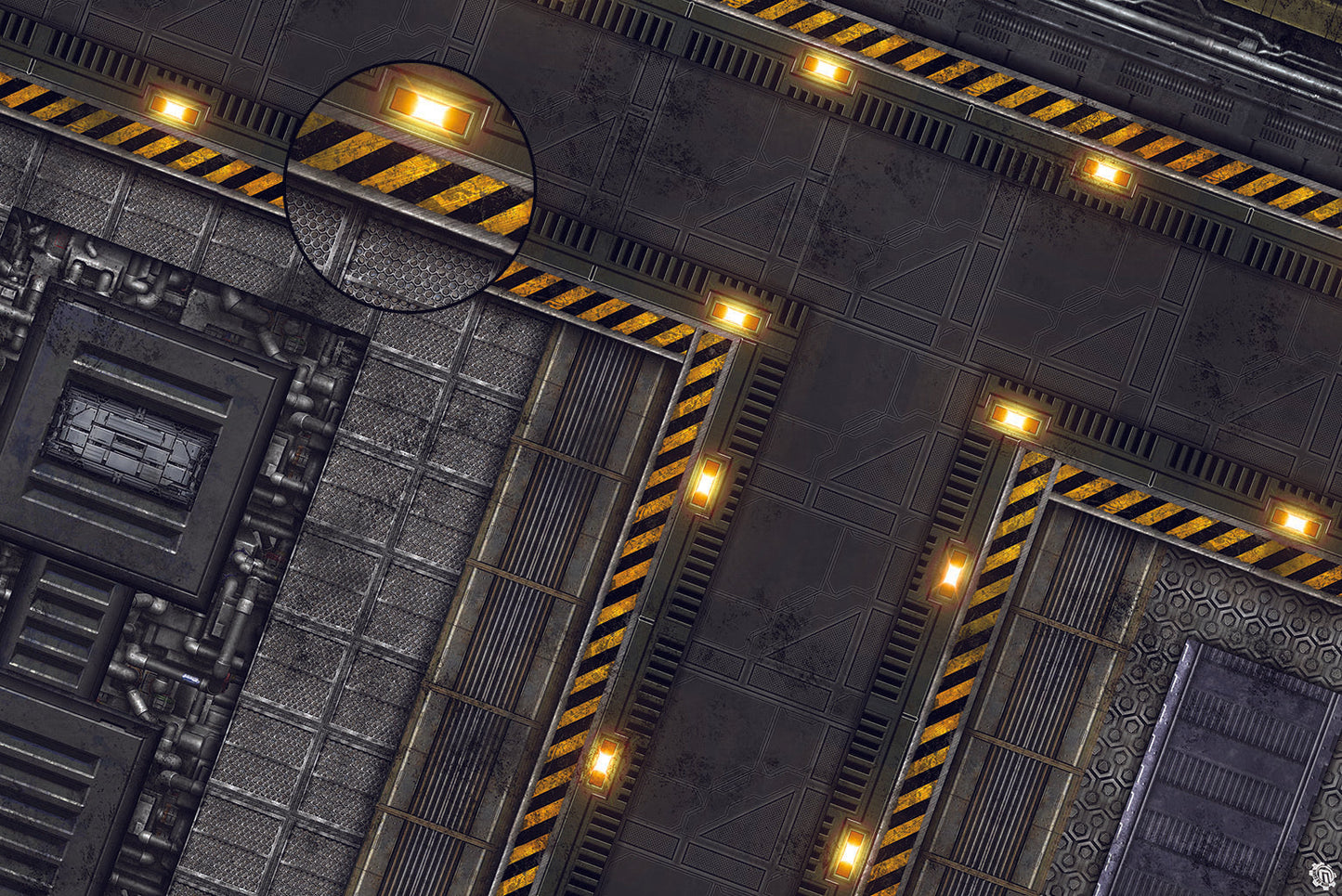 Mats by Mars: Factory Floor Tabletop Wargaming Play Mat