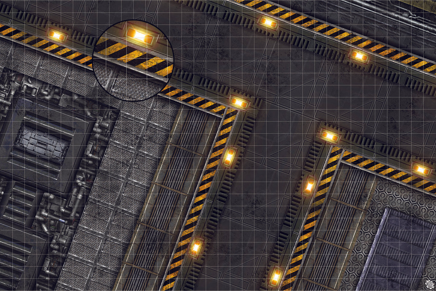 Mats by Mars: Factory Floor Tabletop Wargaming Play Mat