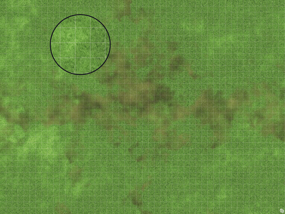 Mats by Mars: Verdant Fields Tabletop Wargaming Play Mat