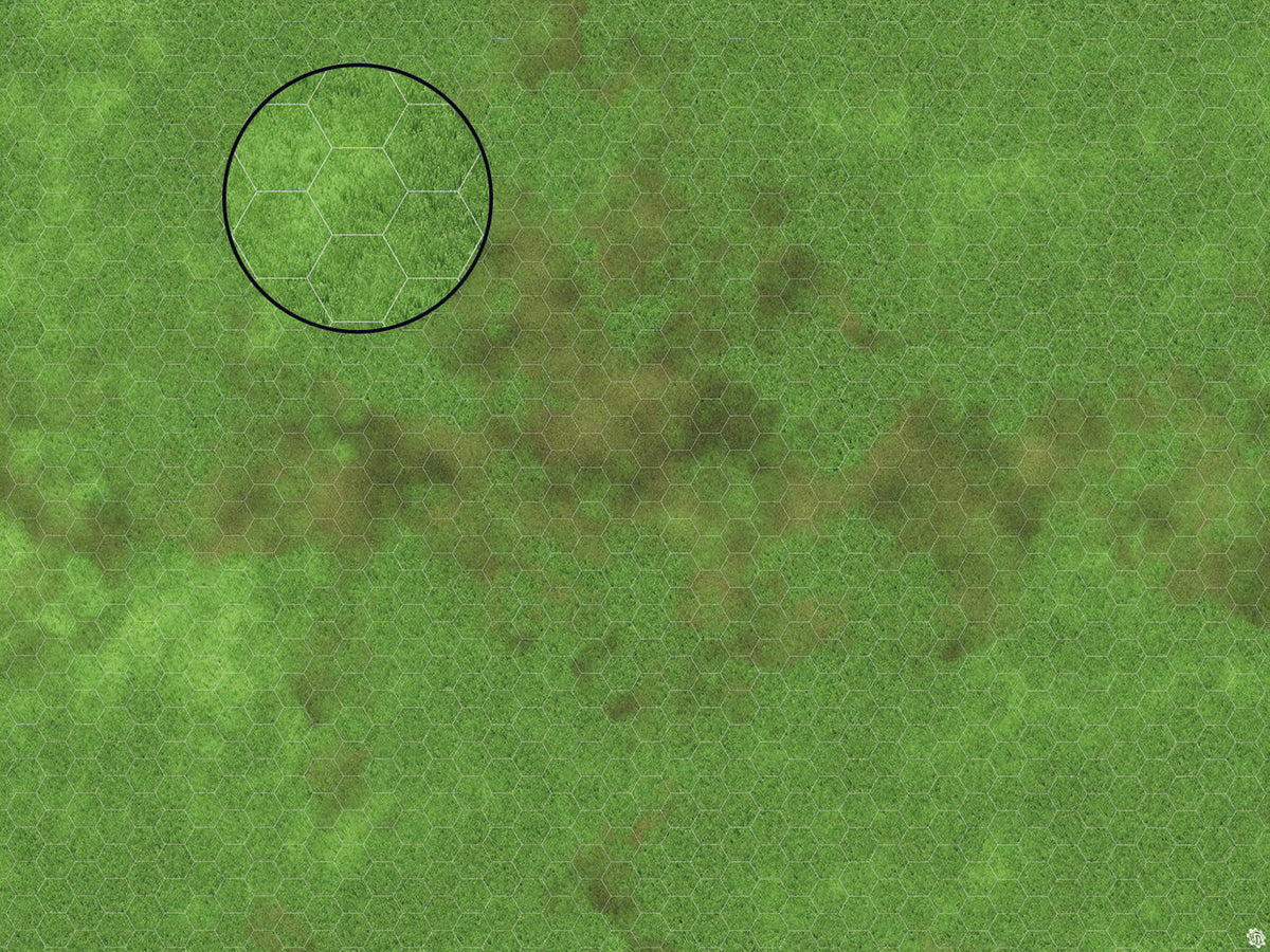 Mats by Mars: Verdant Fields Tabletop Wargaming Play Mat