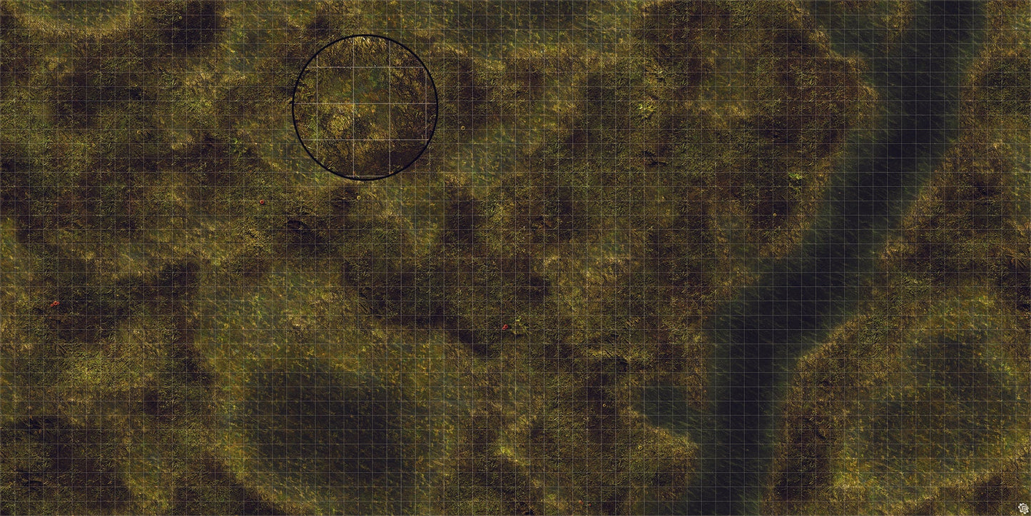 Mats by Mars: Swamplands Tabletop Wargaming Play Mat