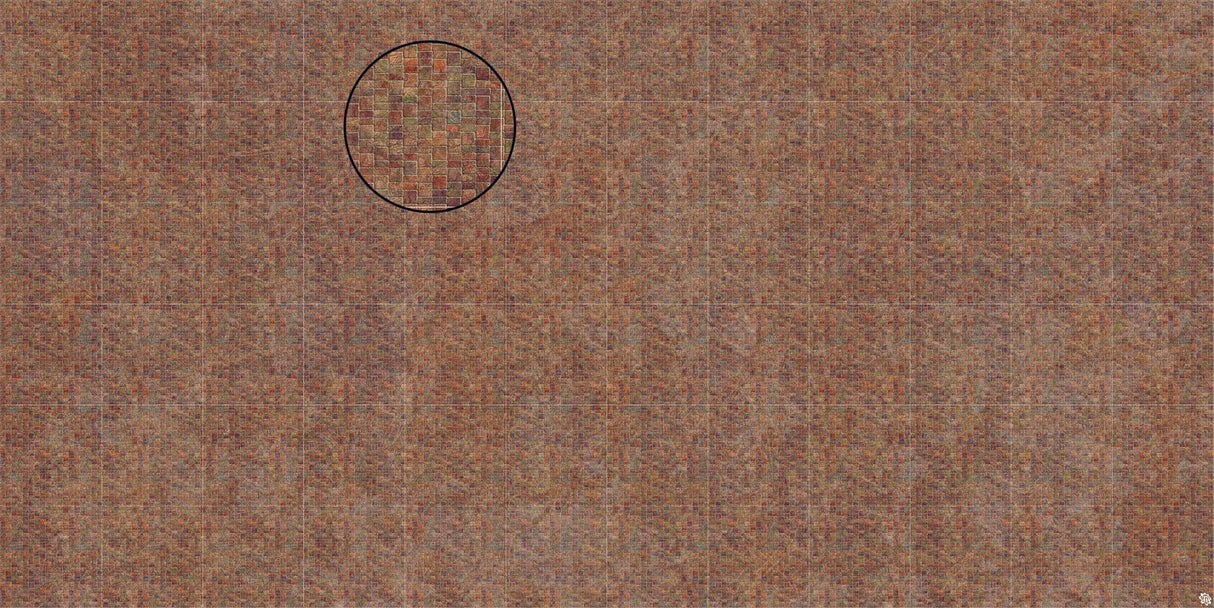 Mats by Mars: Sett in Stone (Red) Tabletop Wargaming Play Mat