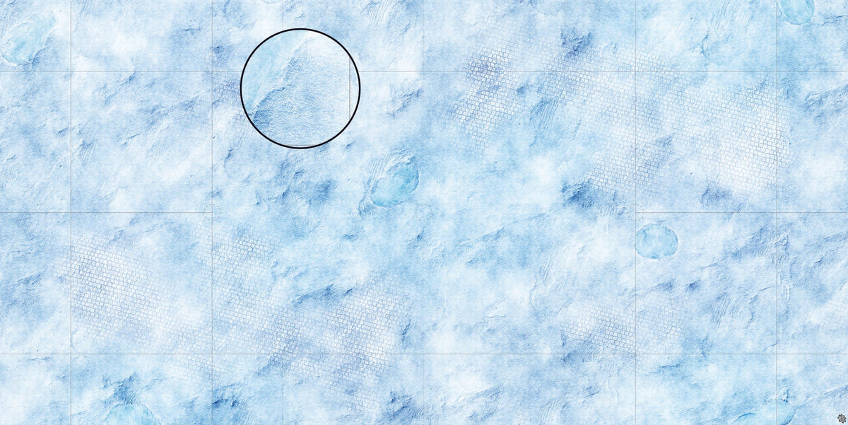 Mats by Mars: Frosty Cobbles Tabletop Wargaming Play Mat