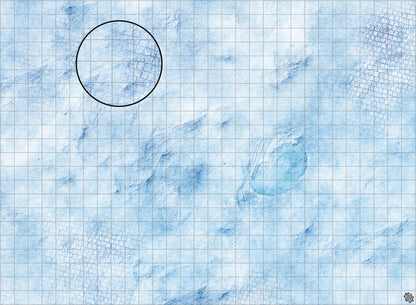 Mats by Mars: Frosty Cobbles Tabletop Wargaming Play Mat
