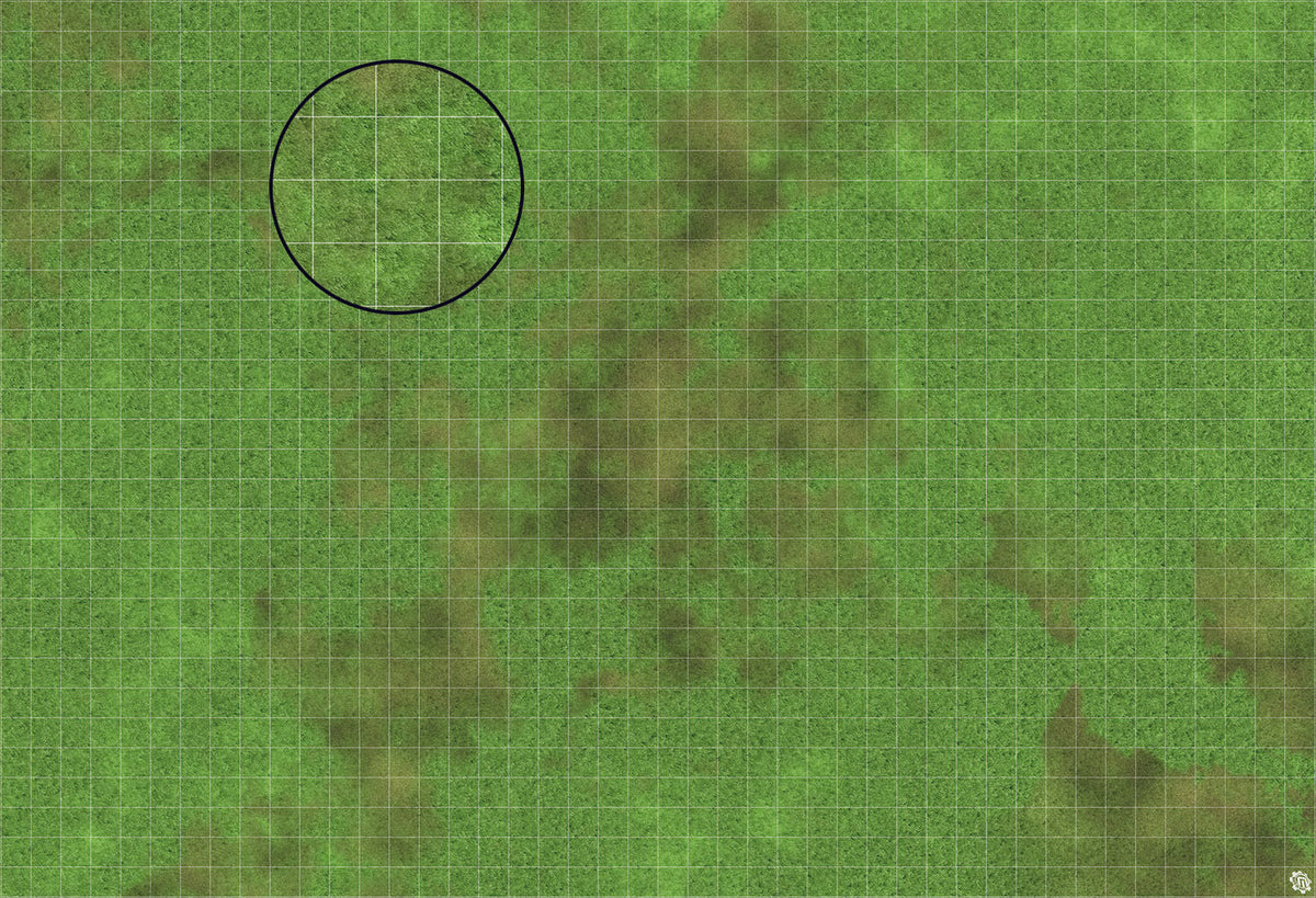 Mats by Mars: Verdant Fields Tabletop Wargaming Play Mat