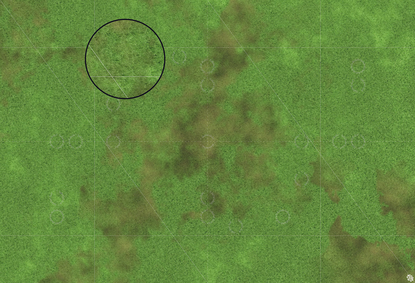 Mats by Mars: Verdant Fields Tabletop Wargaming Play Mat