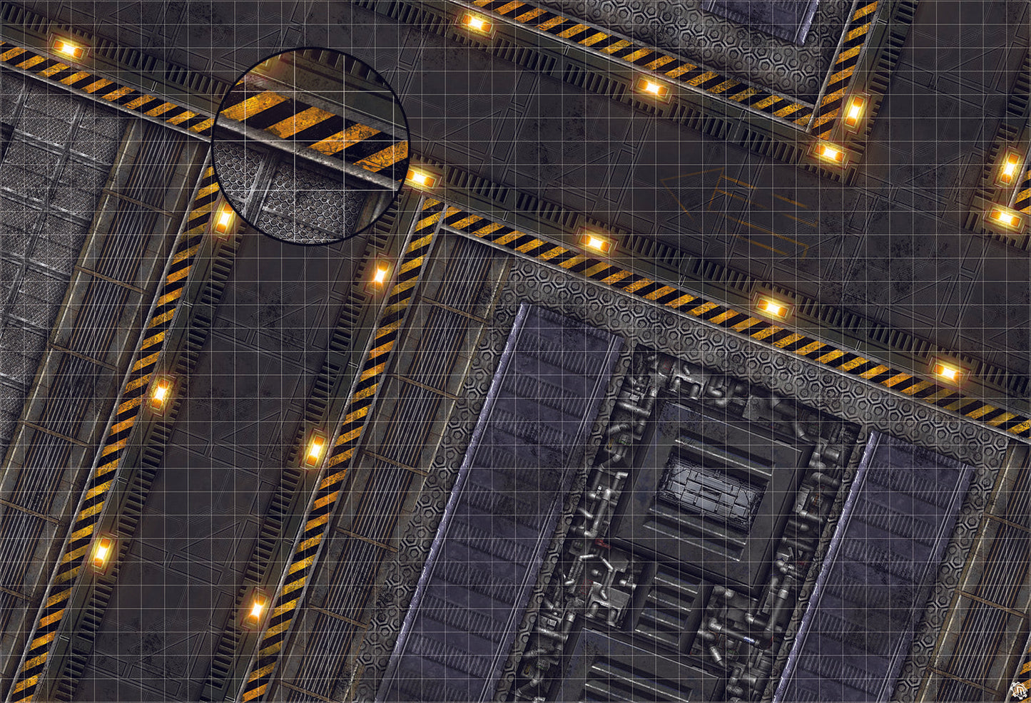 Mats by Mars: Factory Floor Tabletop Wargaming Play Mat