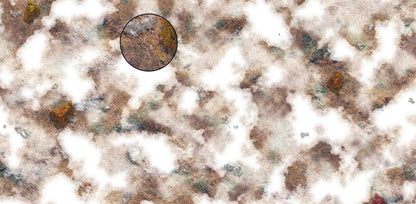 Mats by Mars: Snowy Tundra Tabletop Wargaming Play Mat