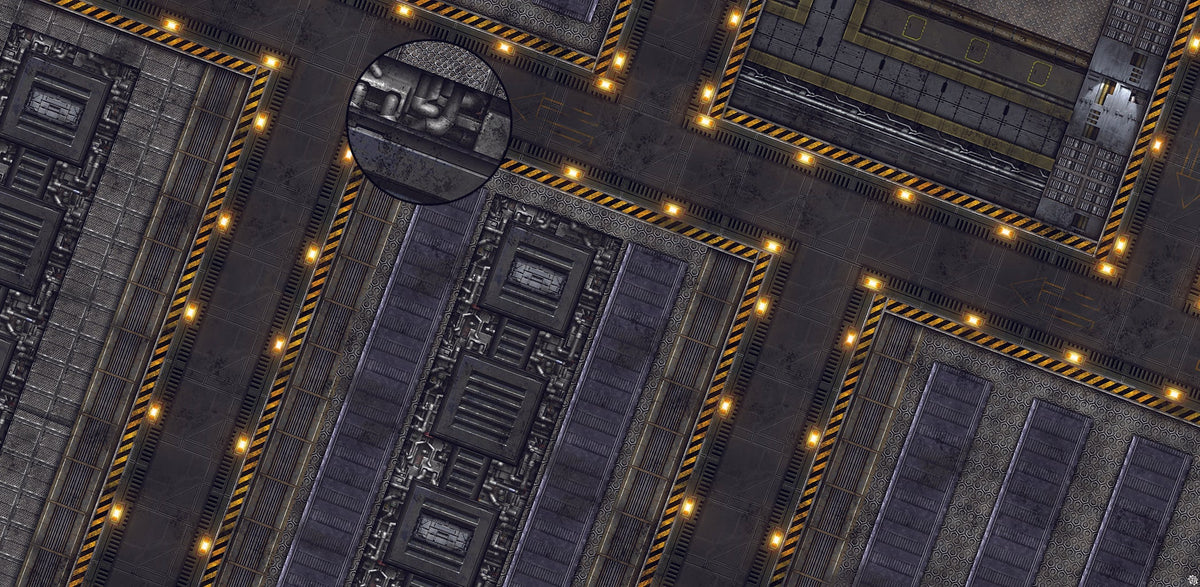 Mats by Mars: Factory Floor Tabletop Wargaming Play Mat