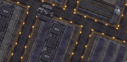 Mats by Mars: Factory Floor Tabletop Wargaming Play Mat