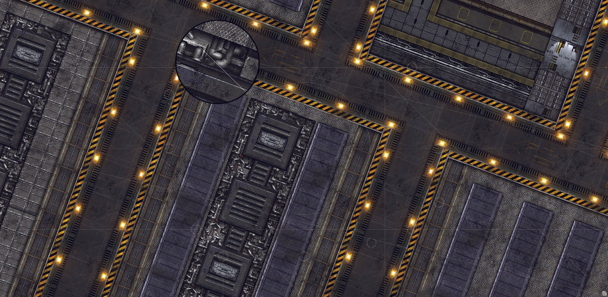 Mats by Mars: Factory Floor Tabletop Wargaming Play Mat