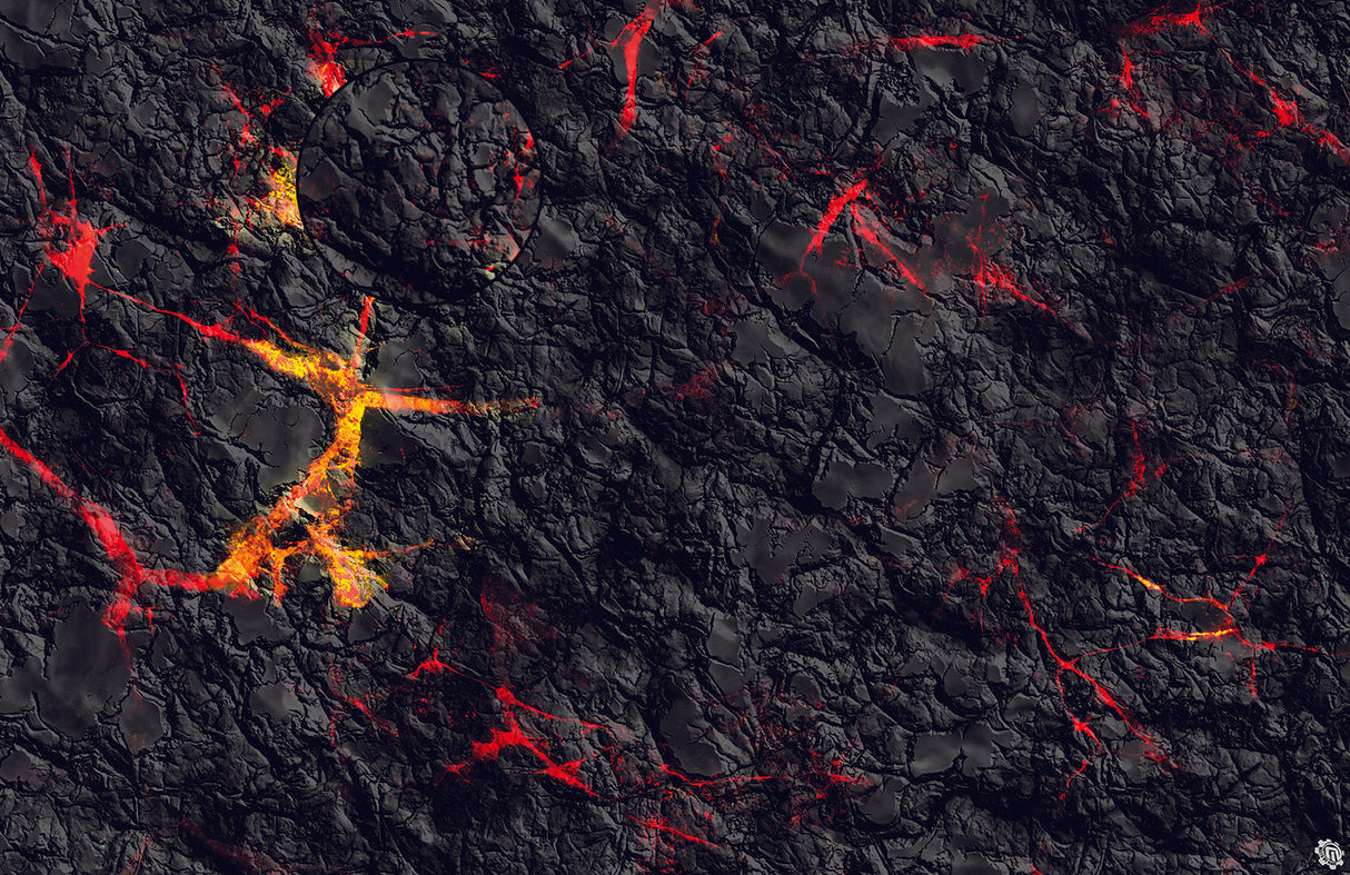 Mats by Mars: Molten Crust Tabletop Wargaming Play Mat