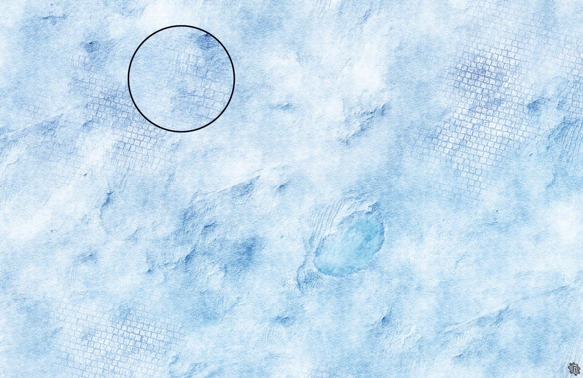 Mats by Mars: Frosty Cobbles Tabletop Wargaming Play Mat