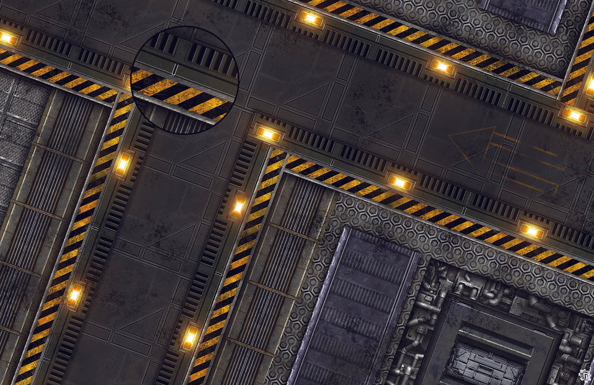 Mats by Mars: Factory Floor Tabletop Wargaming Play Mat