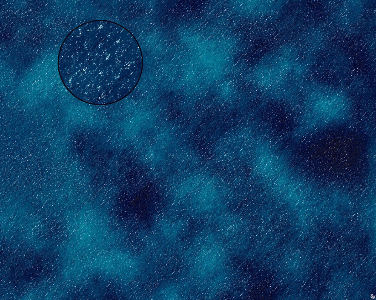 Mats by Mars: Dark Caribbean Tabletop Wargaming Play Mat