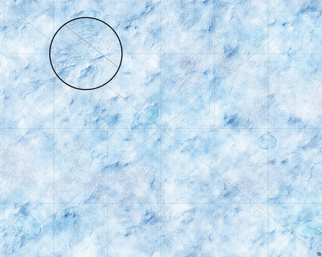 Mats by Mars: Frosty Cobbles Tabletop Wargaming Play Mat