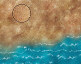 Mats by Mars: Treasure Beach Tabletop Wargaming Play Mat