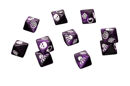 Panther Purple D8 Dice Set