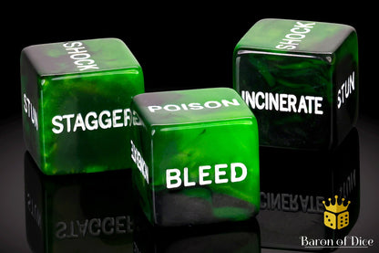 Status Effect - Comic Book Compatible Dice Set - Variety 1