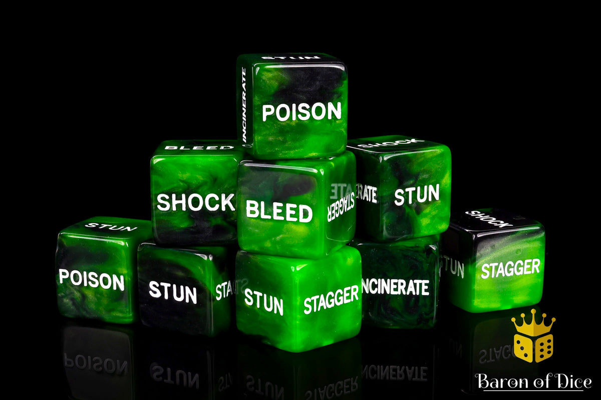 Status Effect - Comic Book Compatible Dice Set - Variety 1