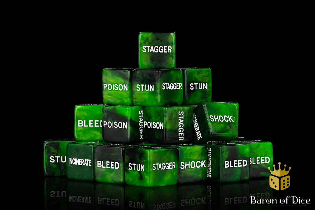 Status Effect - Comic Book Compatible Dice Set - Variety 1
