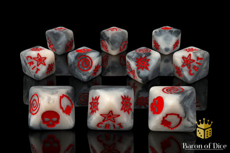 Winter Sergeant D8 Dice Set