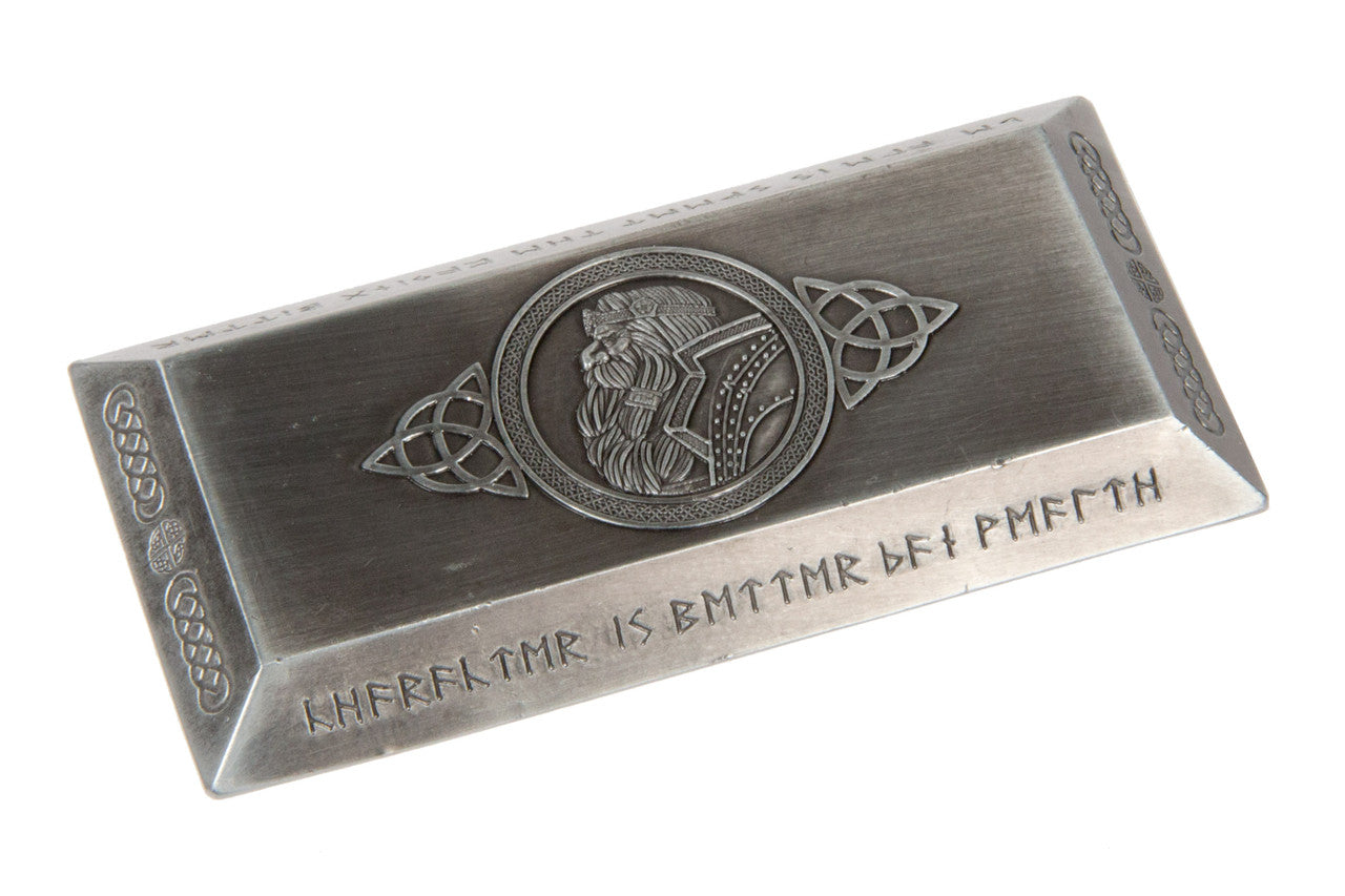 Fantasy Coins - Large Antique Silver Dwarven Bar (1)