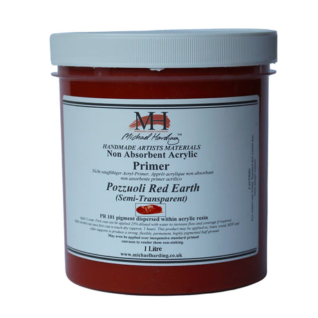 Michael Harding Non-Absorbent Acrylic Primer - Superior Base for Oil Paintings