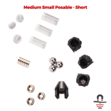 3 Sets Skywarden & Endrinrigger Custom Medium Small Posable Magnetic Flight Stands - Short