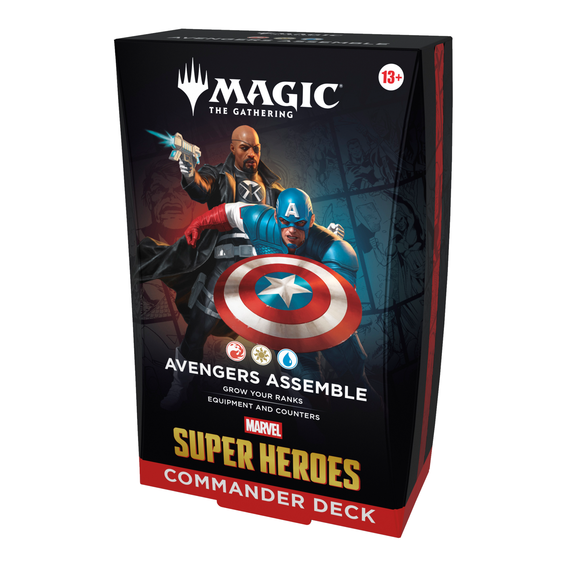 mtg captain america commander deck Magic The Gathering | Marvel Super Heroes 10 double Captain America, First Avenger [cEDH]