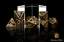 Christmas Metal RPG Dice Set - 7 Pieces