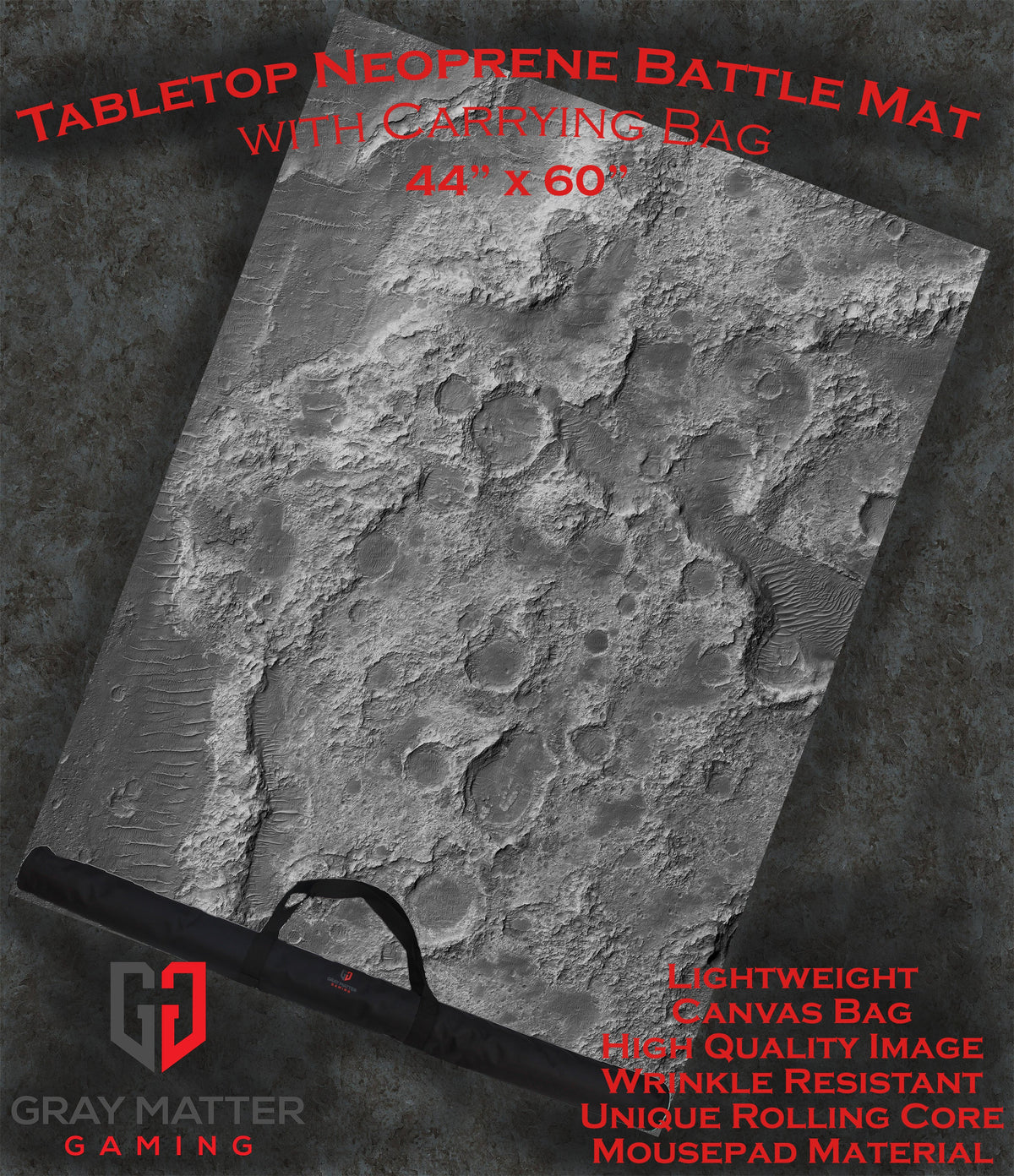 Moonscape - Neoprene Battle Mat with Bag