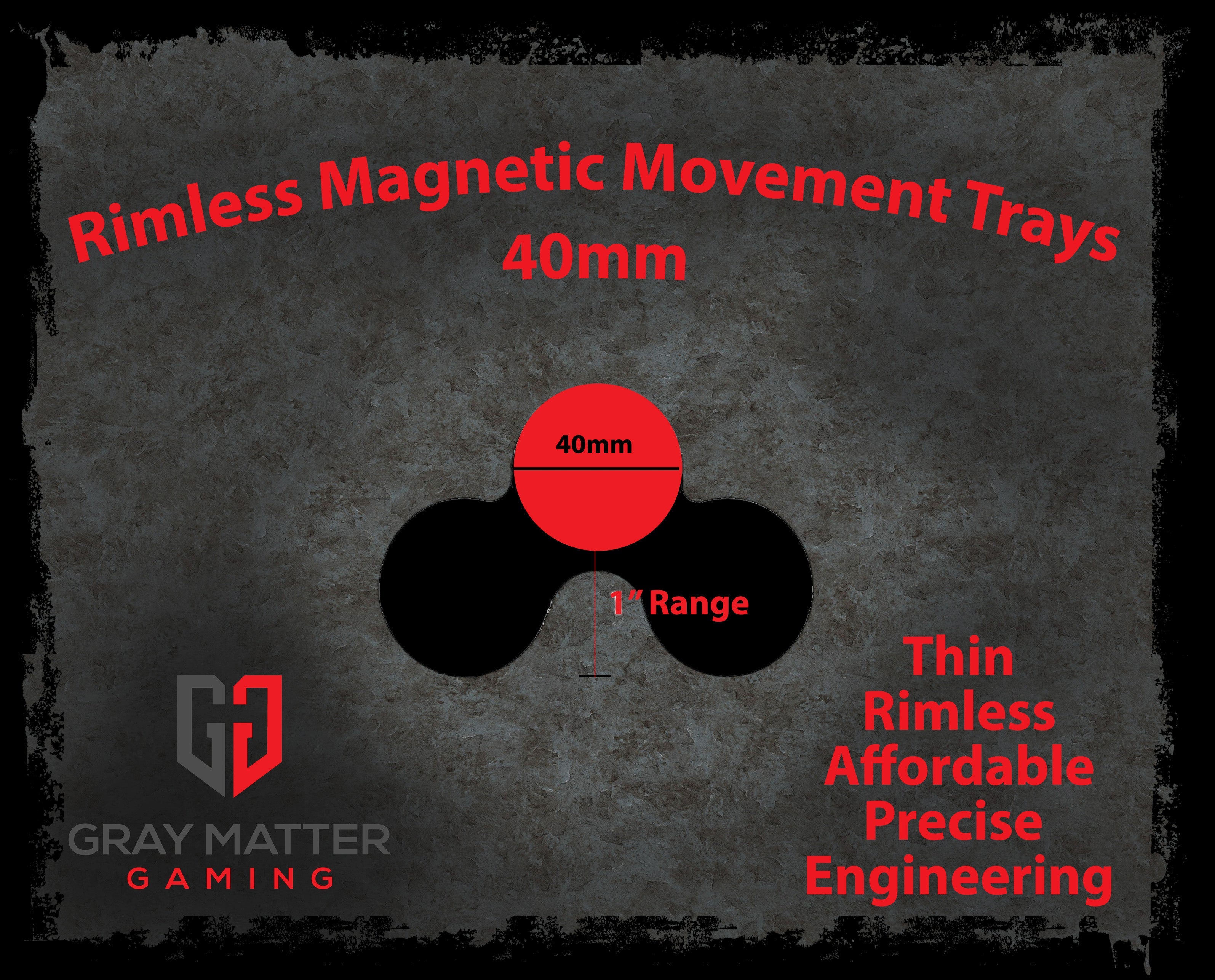 Horde Collection (Set of 5) 40mm Group Magnetic Movement Tray