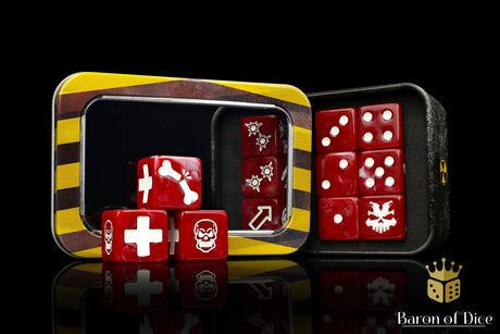 Red Butcher Dice - Skirmish Set