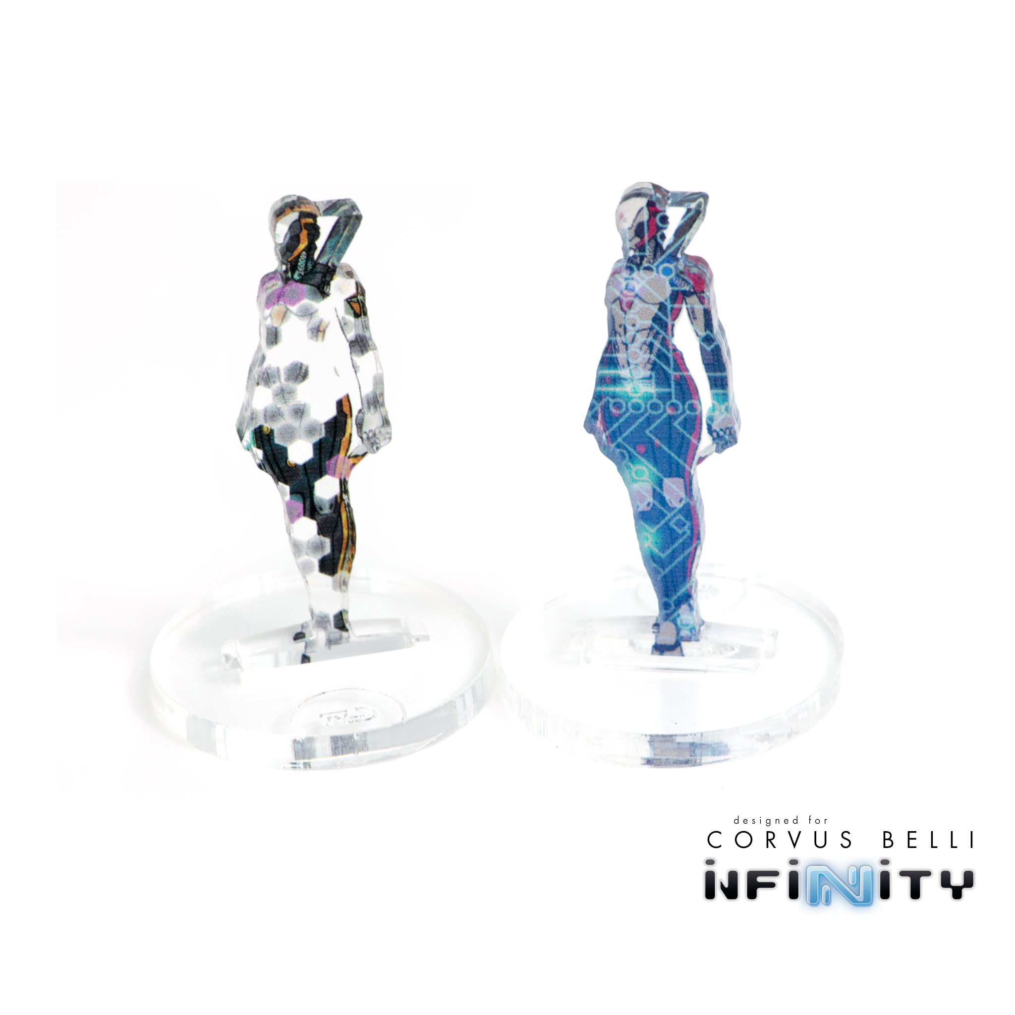 Infinity 3D Markers: Ninja (25mm Camo -6, Cybermask)