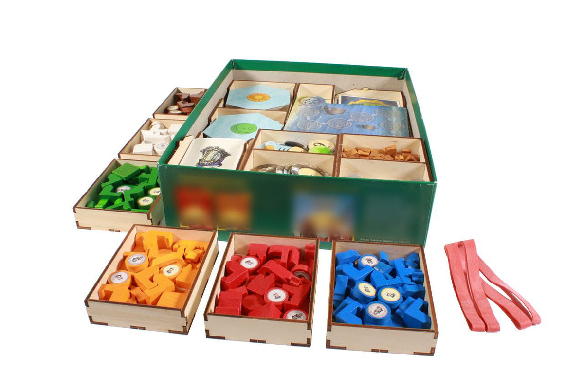 Catan: Cities and Knights/Explorers and Pirates Compatible Expansion Organizer