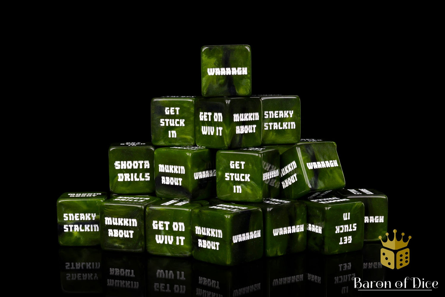 Orc Tactics Dice - Proper Counting Cubes