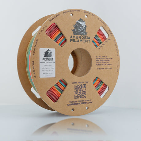 AMBROSIA PLA Filament of the Gods - 1KG Bambu AMS Friendly Cardboard Spools Premium 3D Printing Filament