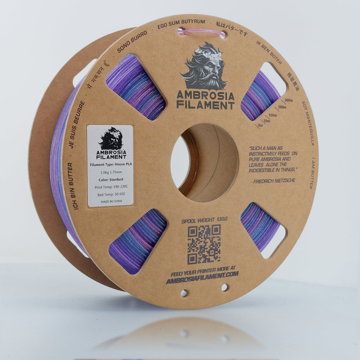 AMBROSIA ASA Filament of the Gods - 1KG Bambu AMS Friendly Cardboard Spools Premium 3D Printing Filament House ASA