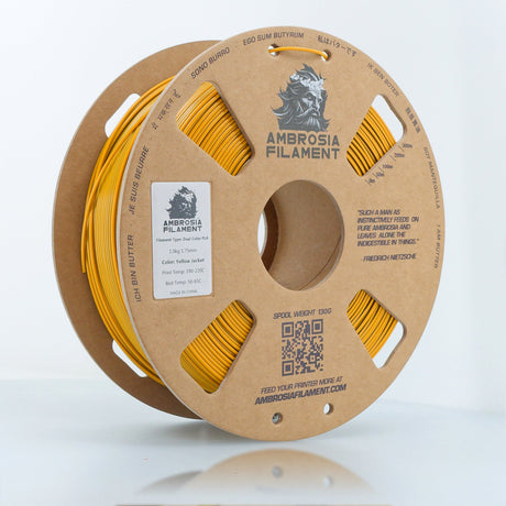 AMBROSIA PLA Filament of the Gods - 1KG Bambu AMS Friendly Cardboard Spools Premium 3D Printing Filament