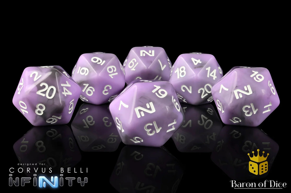 INFINITY: PURPLE, DICE SET