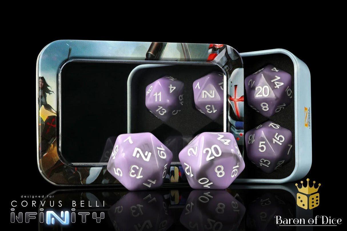 INFINITY: PURPLE, DICE SET