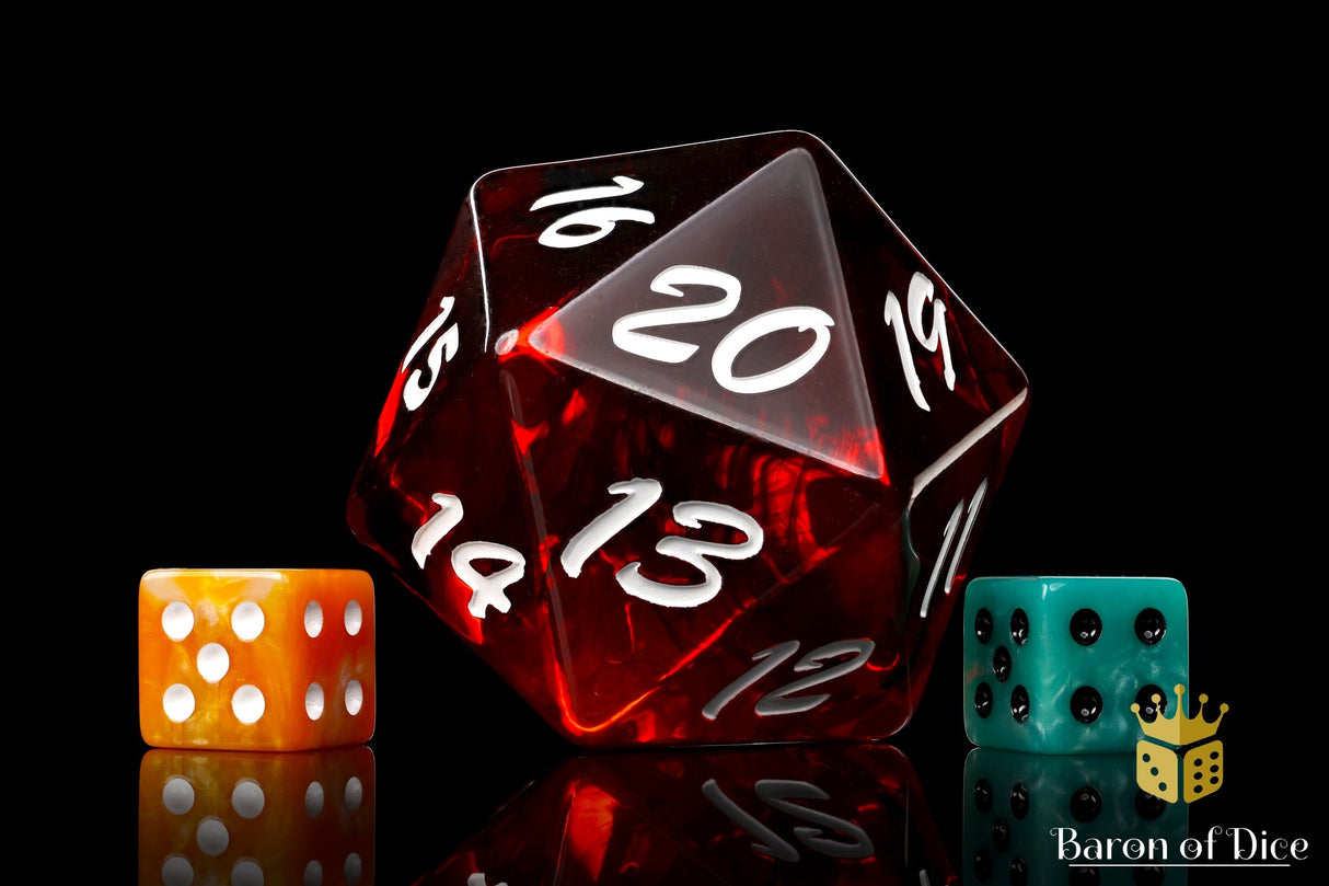 Big Ass D20 - Red Fire