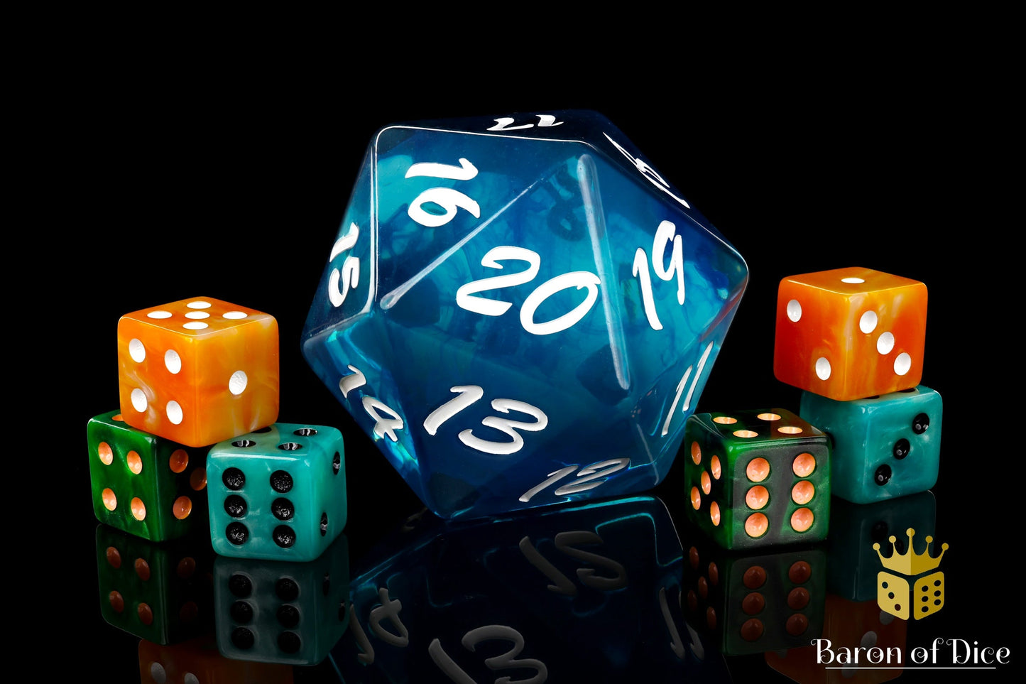 Big Ass Spindown D20 - Blue Island
