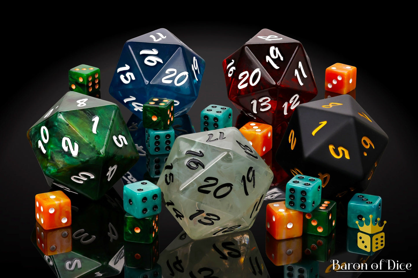 Big Ass Spindown D20 - Magic Set