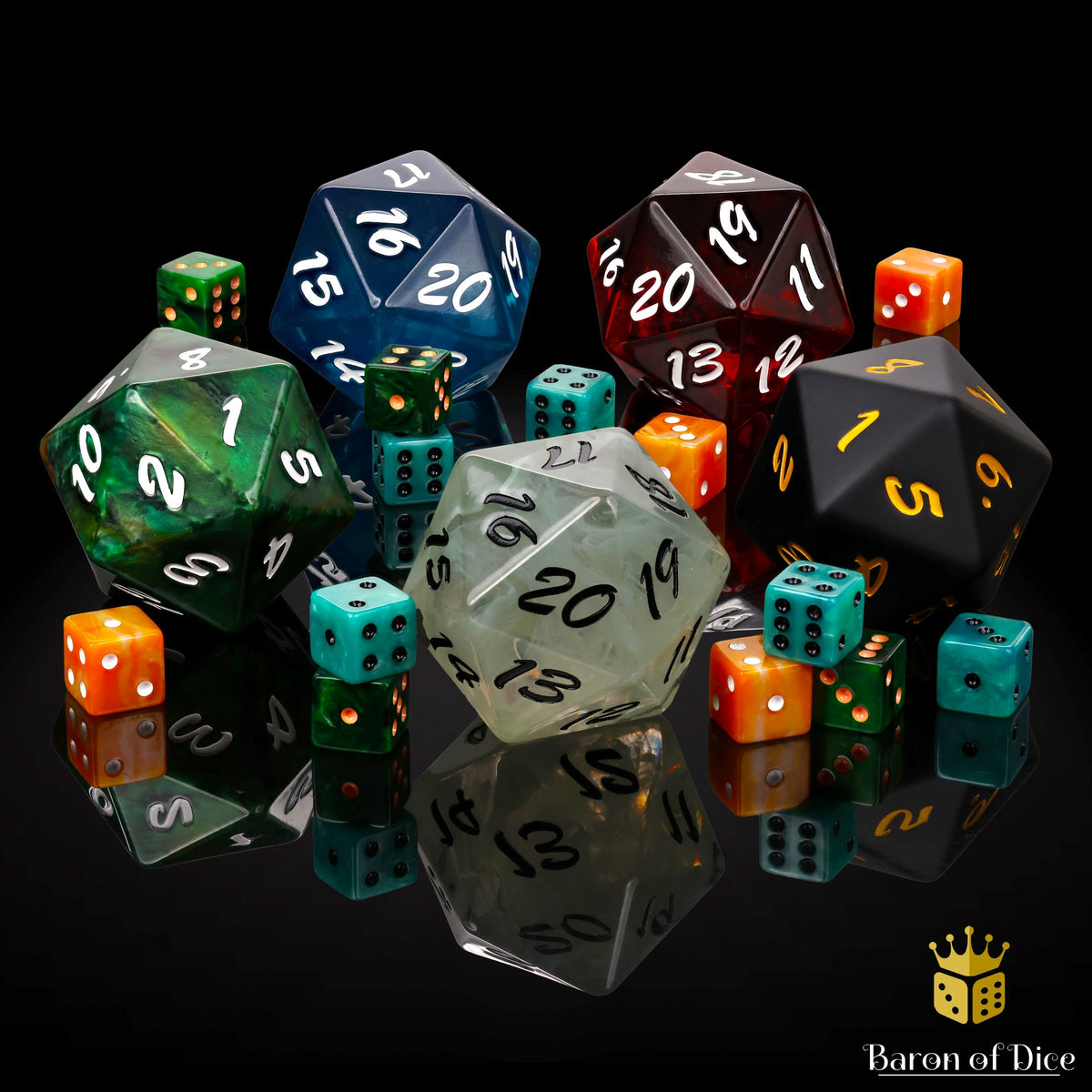 Big Ass Spindown D20 - Magic Set